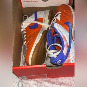 Nike Vibrant Orange and Blue Sneakers